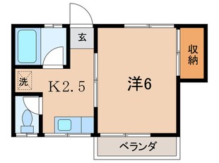 細貝ハイツの物件間取画像